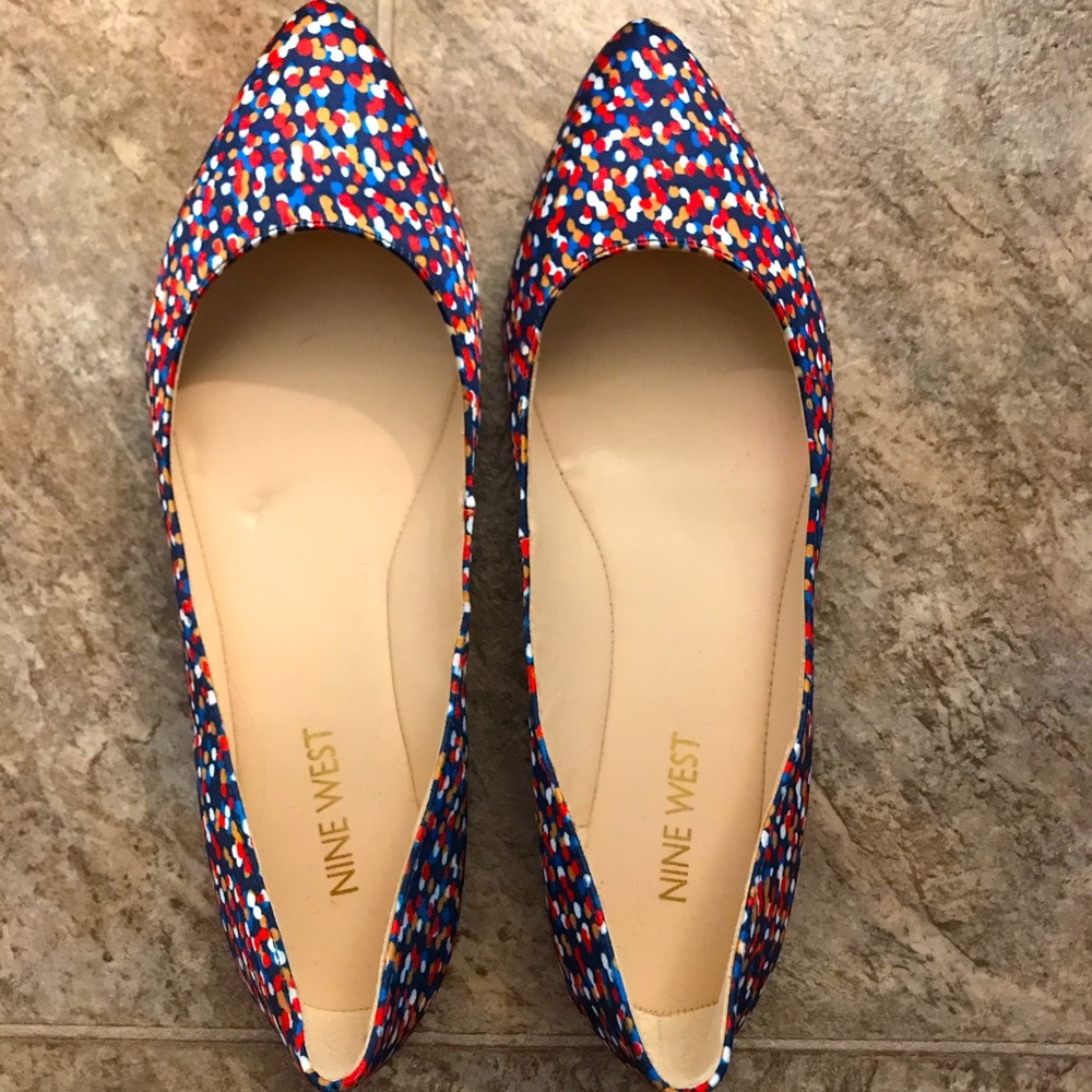 Nine West multicolored flats